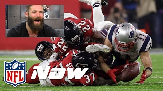 Julian Edelman Does Play by Play for His Super Bowl LI Catch and few other plays  NFL Now [upl. by Deryl]