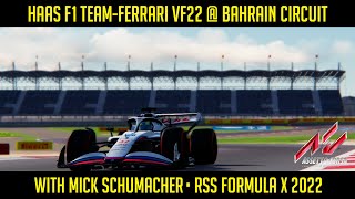 Assetto Corsa Uralkali Haas F1 TeamFerrari VF22  Bahrain Circuit with Mick Schumacher [upl. by Fernandes]