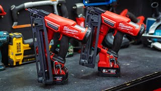 NEW Milwaukee M18 FUEL 15 amp 16 Ga Finishing Nailers [upl. by Nevram]