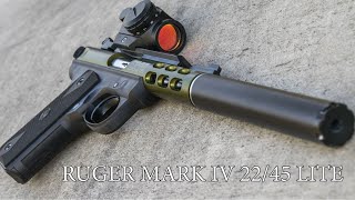 Firearm Review  Ruger Mark IV 22 45 Lite [upl. by Ailsun]