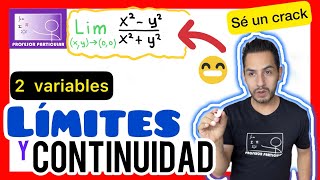 ✅LÍMITES y CONTINUIDAD en CÁLCULO MULTIVARIABLE APRÉNDELO en 10 MINUTOS 💯 [upl. by Anitap156]