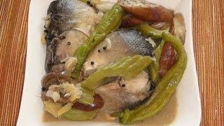 PINOY RECIPE  PAKSIW NA BANGUS STEW MILK FISH WITH VEGETABLES [upl. by Amil940]