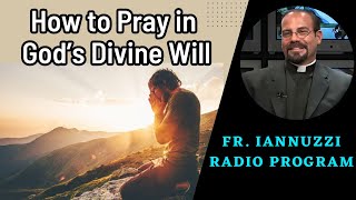 Fr Iannuzzi Radio Program Ep 231 How to Pray in the Divine Will 71324 [upl. by Lrigybab]