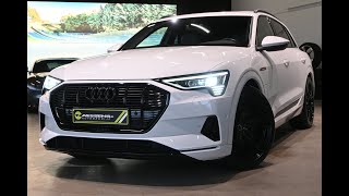 Walkaround Audi Etron 55 Quattro Glacier White [upl. by Plume]