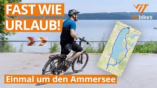 Schöne Ammersee Rundtour mit dem Ebike 57 km 🚵‍♂️🚴‍♂️ vitbikes schönste Fahrradtouren [upl. by Ilene]