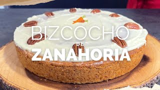 Bizcocho esponjoso de Zanahoria  Receta Facil [upl. by Dami634]