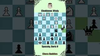 SPASSKY MATTERS  Chekhover Vitaly vs Spassky Boris V  Leningrad master Leningrad 1954 chess [upl. by Odarnoc]