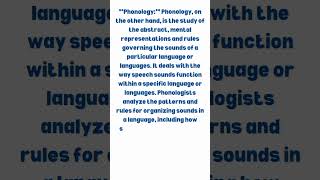 Phonology in linguistic phonology linguistics phonetics phoneme phone knowledge [upl. by Barbur]