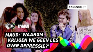 WAAROM LEREN WE OP SCHOOL NIKS OVER DEPRESSIE  KNOWSHIT [upl. by Ecirtak]