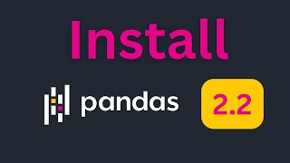 How to Install Pandas with python pip on Windows 1011 [upl. by Howlan]