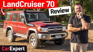 2022 Toyota LandCruiser 70 Series review Onoffroad review of Toyotas iconic SUV [upl. by Darrey]