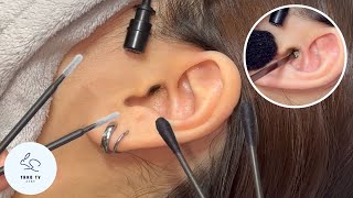 ASMR  No Talking Real Person Ear Cleaning  話さずにリアルな人の耳掃除 [upl. by Fritts]