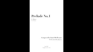 Prelude No I  Daniel Heffernan orch Kaisou [upl. by Slen68]