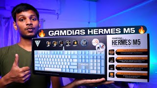 GAMDIAS HERMES M5  M5A Mechanical keyboard Review [upl. by Eeuqram488]