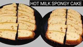 Quick and Easy Hot Milk Cake Recipe  Super Spongy Hot Milk Cake [upl. by Aiden826]