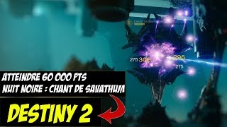 DESTINY 2 STRAT  DEFI NUIT NOIRE PRESTIGE  CHANT DE SAVATHÛM [upl. by Gaut]