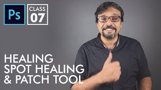 Healing Tools  Adobe Photoshop for Beginners  Class 7  Urdu  Hindi [upl. by Amsirahc]