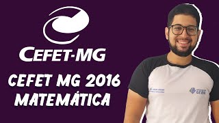 CEFET MG 2016  Questão 26  Matemática [upl. by Leary]