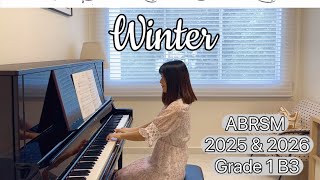 Winter  ABRSM Piano Grade 1 B3 [upl. by Sheply118]