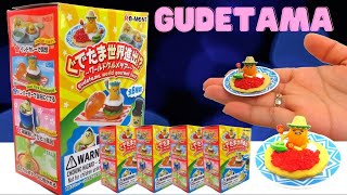 Unboxing Gudetama the Lazy Egg ReMent Full Box [upl. by Erdnaed]