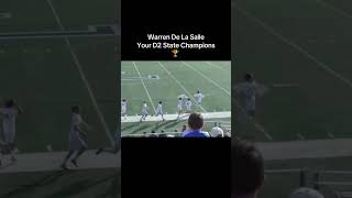 Warren De La Salle Wins D2 Title [upl. by Ellerad21]