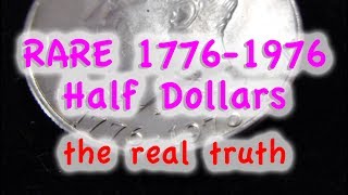 Rare 1776 1976 Half Dollars THE REAL TRUTH [upl. by Ponton]