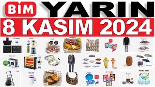 BİM YARIN ✅ BİM 8 KASIM 2024 KATALOĞU ✅ CUMA AKTÜEL ÜRÜNLER  RESMİ KATALOG  NET ANLATIM [upl. by Gurtner]