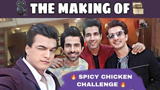 Spicy Chicken Challenge Ft Mohsin Khan and RiMoRav Vlogs  Behind The Scenes [upl. by Shue]