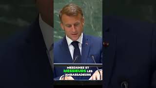 Macron fait trembler lONU 🌍💥 Son discours change tout [upl. by Gowrie]