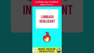 Témoignage à chaud pour un lumbago aigu Le rebouteux peut intervenir sur les douleurs du dos [upl. by Thorner]