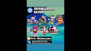 Brawlidays skins mid december [upl. by Nniuqal]