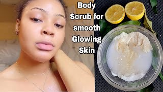 DIY SUGAR SCRUB FOR PERFECT GLOWING SKIN  NO MORE STRAWBERRY SKIN amp LEGS scrub scru [upl. by Rizan]