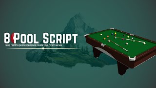 Free 8Pool Game Script  QBCoreESX  Free Fivem Scripts [upl. by Hsirehc]