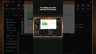 Windows Formatting a Removable Storage Device [upl. by Chrystal]