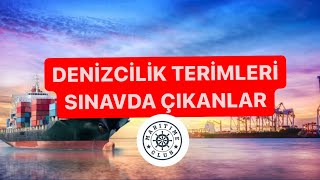 TEMEL DENİZCİLİK TERİMLERİ Denizcilik sınavında çıkan sorular [upl. by Bohon]