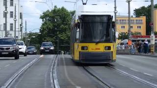 BVG Berliner Straßenbahn Typs GT6N [upl. by Ainecey]