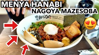 Irvine Menya Hanabi What Makes Nagoya Mazesoba So Special 🍜🔥 【Trip45】 [upl. by Ahsinut424]