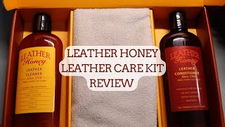 Leather Honey  Leather Care Kit  Review [upl. by Hamburger]