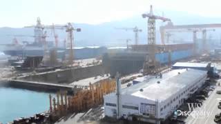 Time Lapse Video of Cargo Vessel Construction [upl. by Quintilla]