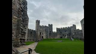 Holyhead Wales Caernarfon Castle amp Snowdonia Mountains [upl. by Akemyt]