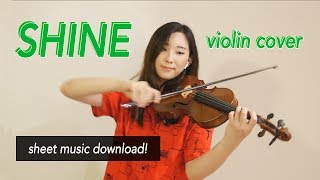 《Shine》 Pentagon 펜타곤 Violin Cover wSheet Music [upl. by Lad]