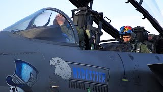 MADHATTER RETURNS F15E Strike Eagle 492nd Fighter Squadron Flight Line Operations RAF Lakenheath [upl. by Ethelstan332]