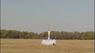 J275 High Power Rocket Launch w Tender Descender quotCinema 6quot March 20 2010 [upl. by Ottillia]