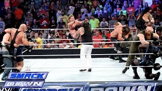 10Man Tag Team Match SmackDown Sept 5 2014 [upl. by Drofnelg]