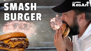 SMASH BURGER ELI MÄSSY burgerimies JJ  JJs BBQ [upl. by Enetsirk]