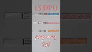 15 DPO Live Pregnancy Test infertility ttc pregnant shorts [upl. by Esbensen158]