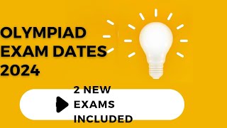 Olympiad Exam Dates 2024 sof exam dates 2024Olympiad level 1 exam dates 2024sof Olympiad 2024 [upl. by Laverna331]