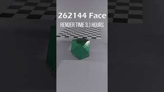 262144 Face Cloth Simulation clothsimulation blenderbasics unicornizinnovation [upl. by Mcgray]