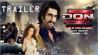 DON 3  Informational Trailer  Ranveer Singh  Kiara Advani  Vikrant Massey  Don 3 Movie 2025 [upl. by Uda32]