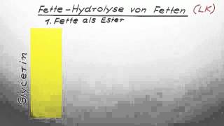 Hydrolyse von Fetten LK  Chemie  Organische Chemie [upl. by Celine]